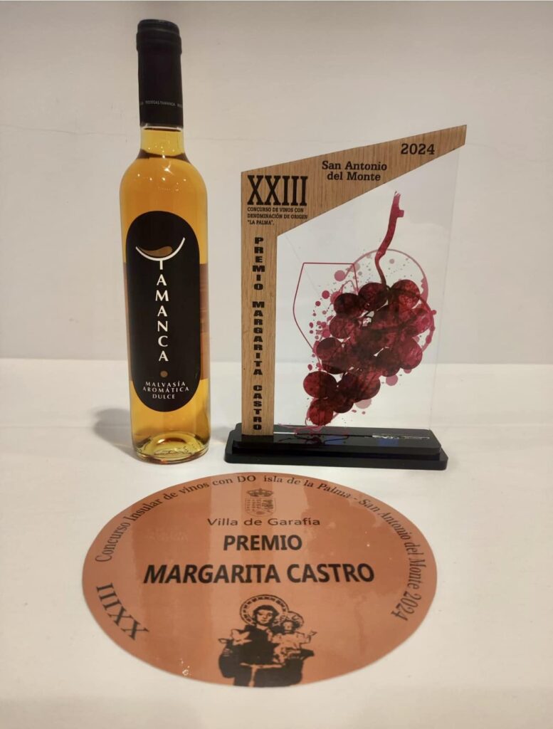 Gran Premio Margarita Castro con el Malvasía Aromática Dulce